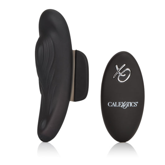 CalExotics Lock-N-Play Remote Panty Teaser — Petite 4.5 x 1.5 in, 12 Functions - SE0077603