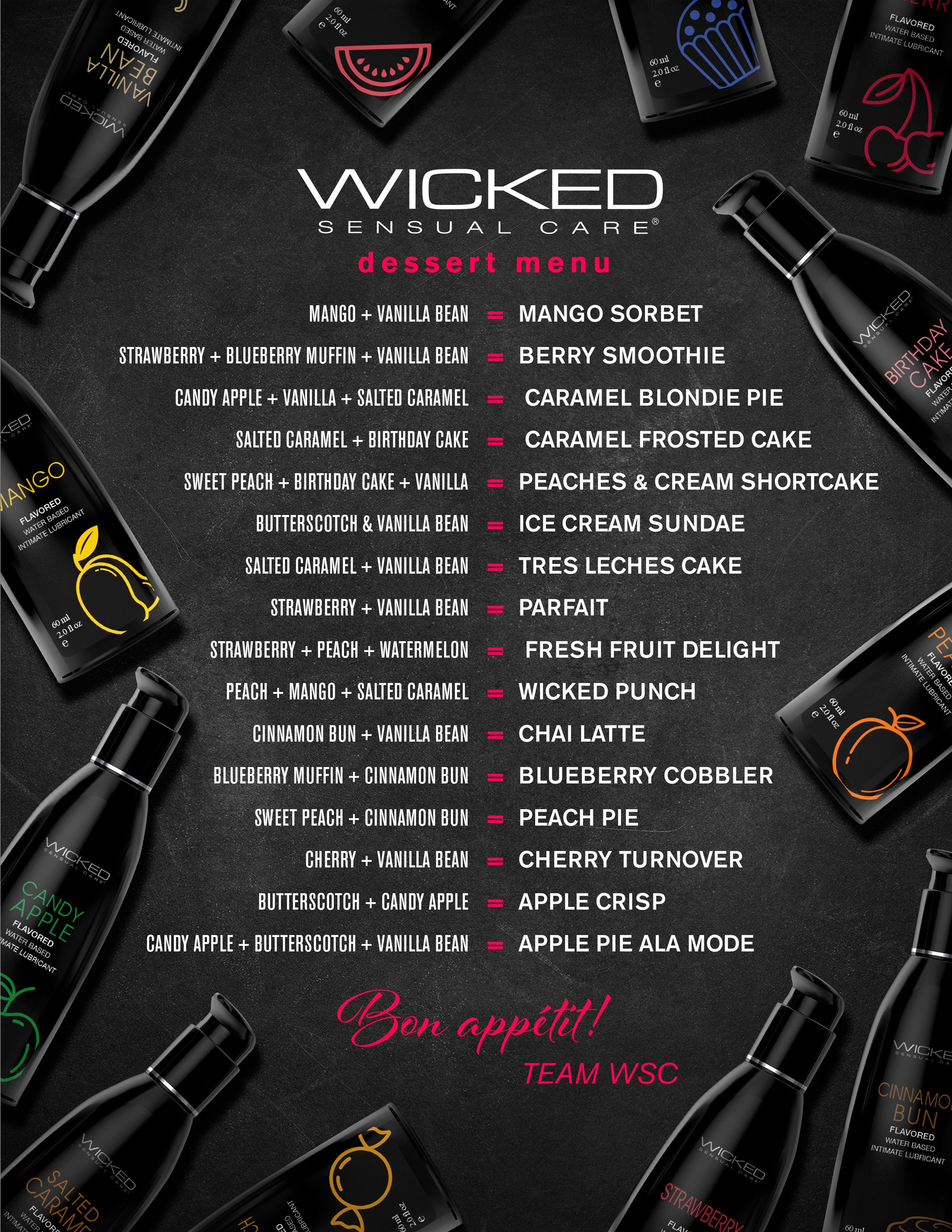 Aqua Candy Apple Flavored Water Based Intimate Lubricant - 4 Fl. Oz. by Wicked Sensual Care