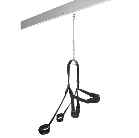 Pipedream Fantasy Swing Love Swing – Black with Hardware and Padded Supports - PD2128-23