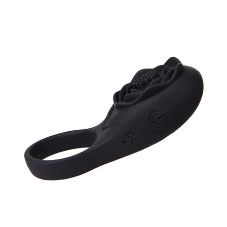 Camtoyz Doku Vibrating Penis Ring — Black - CT-JAP-1061