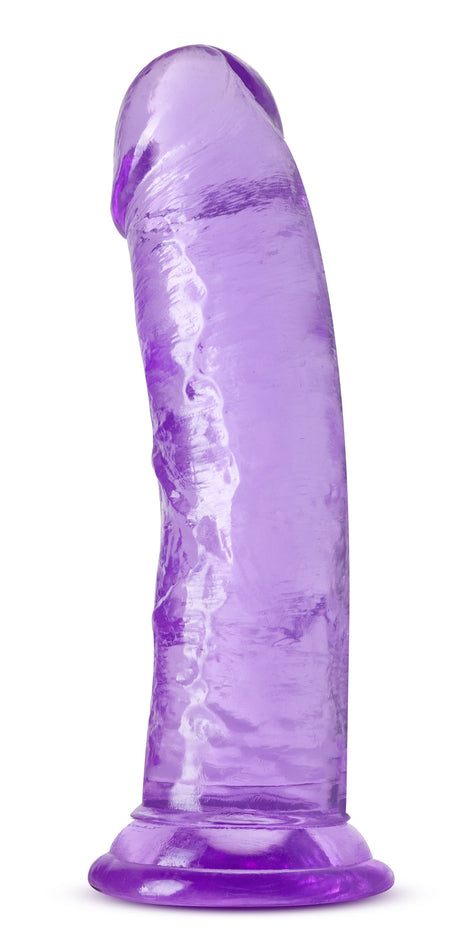 Blush B Yours Plus Roar N Ride Dildo — 8" Purple, Suction Cup - BL-12801