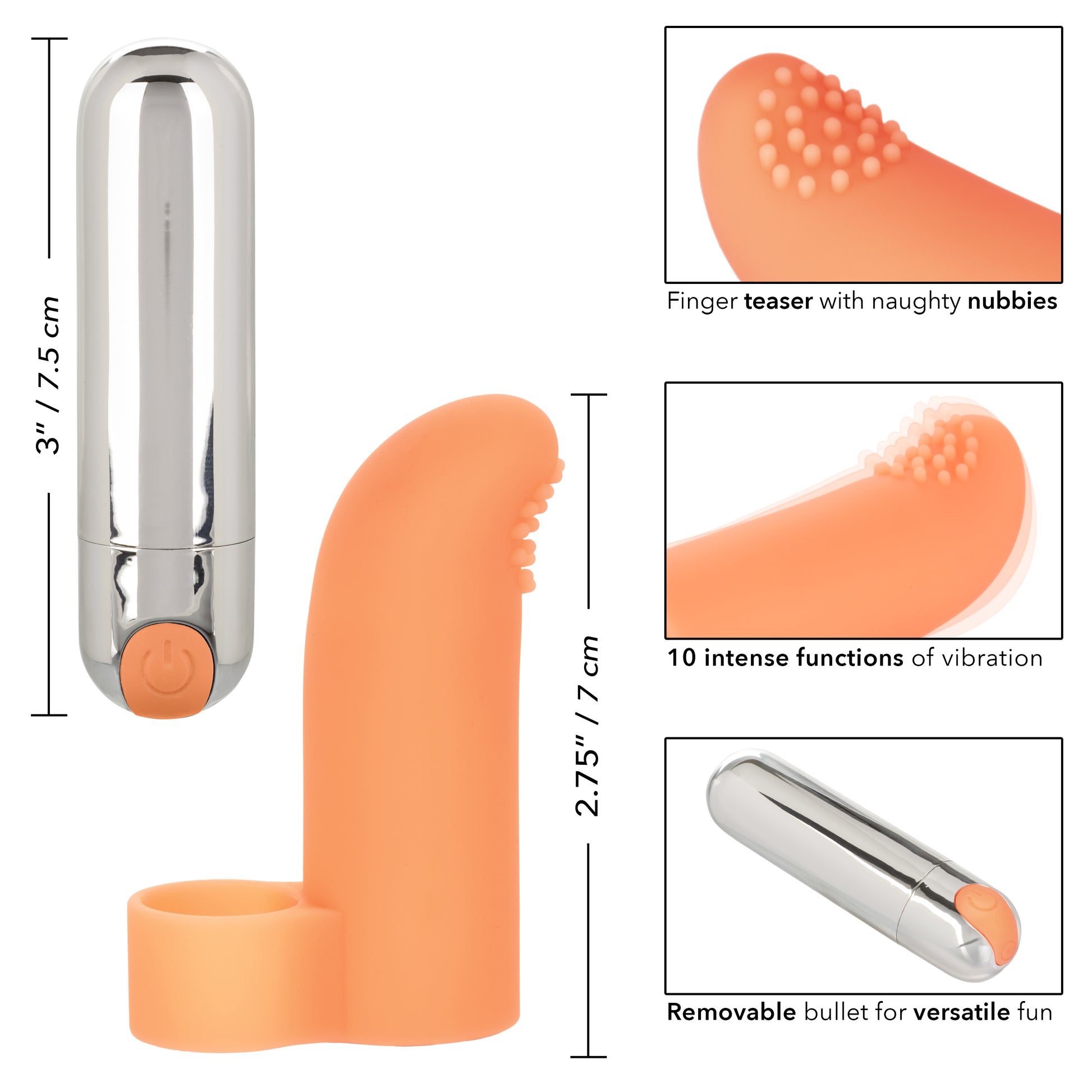 Intimate Play Rechargeable Finger Tickler by CalExotics