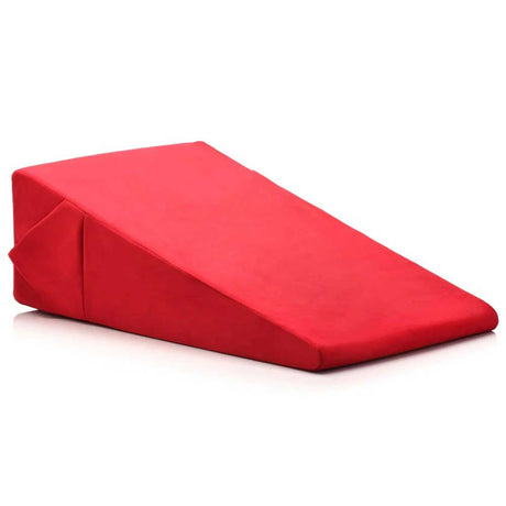 XR Brands Large Wedge Pillow Cushion, Red — 29.5 x 19 x 10 in - BB-AH179