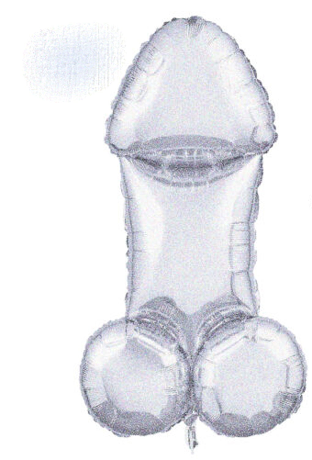 Little Genie Glitterati Disco Penis Mylar Balloon — 3 ft - LG-CP1149
