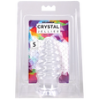 Doc Johnson Crystal Jellies Anal Twist — 5 Inch Clear - DJ0289-07-CD
