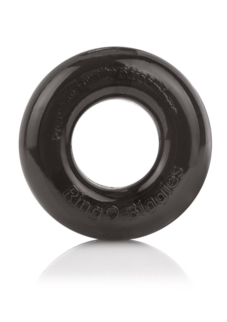 Screaming O Ringo Biggies Reusable SEBS Ring - Black - RBG-BL-101E