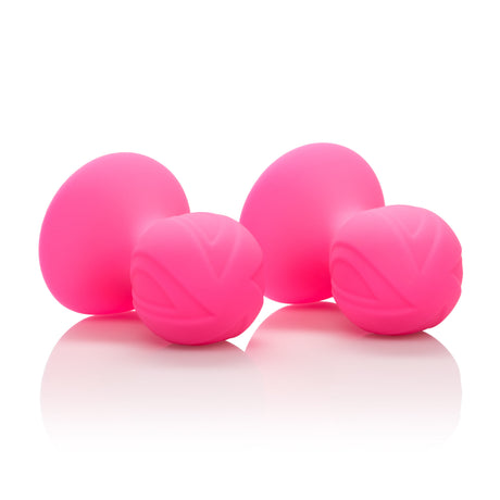 CalExotics Nipple Play Silicone Pro Nipple Suckers - Pink - SE2644752