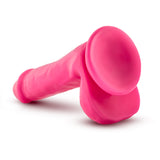 Blush Neo Dual Density Dildo, 6 Inch — Neon Pink - BL-59600