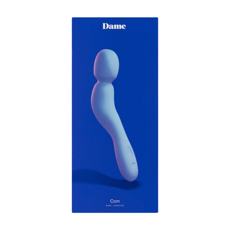 Dame Com Wand Vibrator — Periwinkle, Rechargeable - DM1326