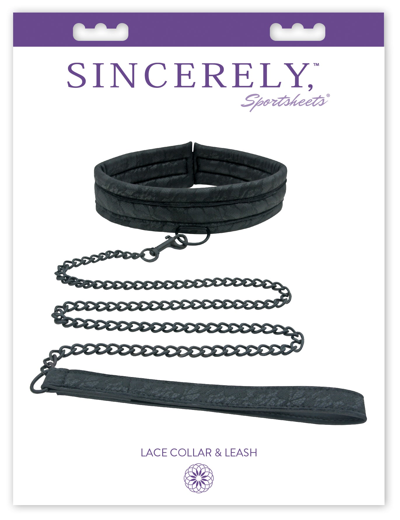 Sincerely Lace Collar & Leash by Sportsheets