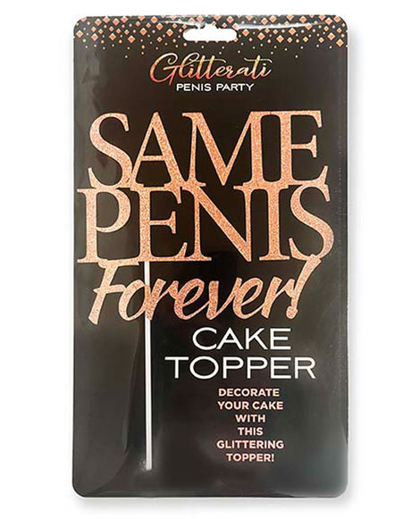 "Glitterati Same Penis Cake Topper LG-CP1099"