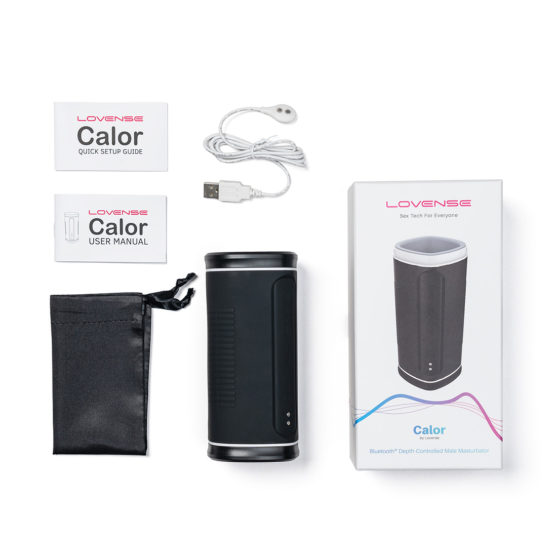 Lovense Calor Bluetooth Depth-Controlled Male Masturbator - LS9834