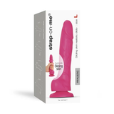 STRAP-ON-ME Sliding Skin Realistic Dildo — L, Fuchsia - SM6411