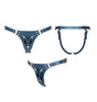 Strap-On-Me Generous Strap-On Harness — One Size (XS–XXL), Blue - SM7289
