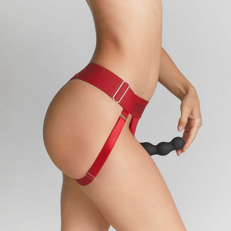 STRAP-ON-ME Unique Lingerie Harness — One Size, Red - SM8132
