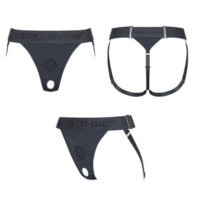 Strap-On-Me Unique Lingerie Harness, One Size Grey - SM8149
