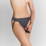 Strap-On-Me Unique Lingerie Harness, One Size Grey - SM8149
