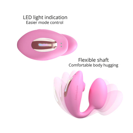 Love To Love Wonderlover Dual-Stimulation Vibrator — Pink Passion - LV3203