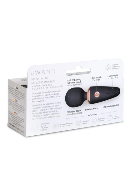 LE WAND MINI MICRO WAND BLACK by LE Wand