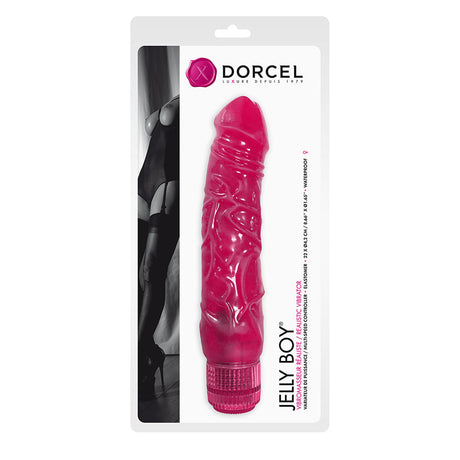 Dorcel Jelly Boy Realistic Vibrator — 22 cm, Pink - DL1496