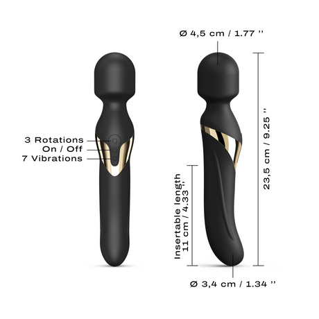 Dorcel Dual Orgasms Gold — Dual-Motor Clitoral & G‑Spot Massager - DL1854