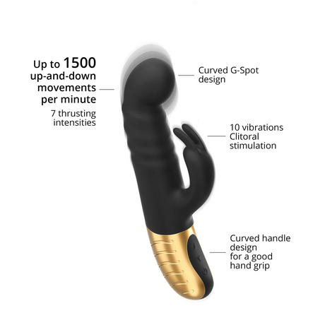 Dorcel G-Stormer Rechargeable Rabbit Vibrator, 23.5 cm - DL1946