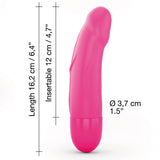 Dorcel Real Vibration S Rechargeable Vibrator — Magenta (Size S) - DL2189