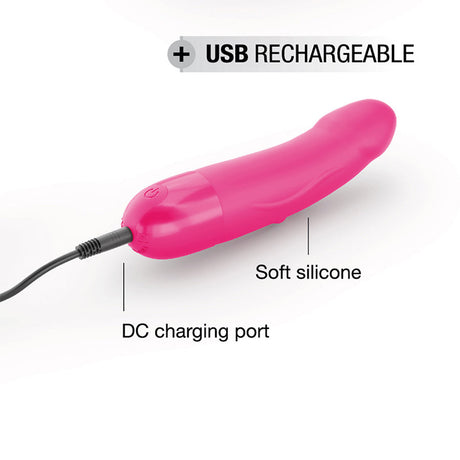 Dorcel Real Vibration S Rechargeable Vibrator — Magenta (Size S) - DL2189