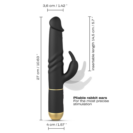 Dorcel Furious Rabbit 2.0 3‑in‑1 Rabbit Vibrator - DL2523