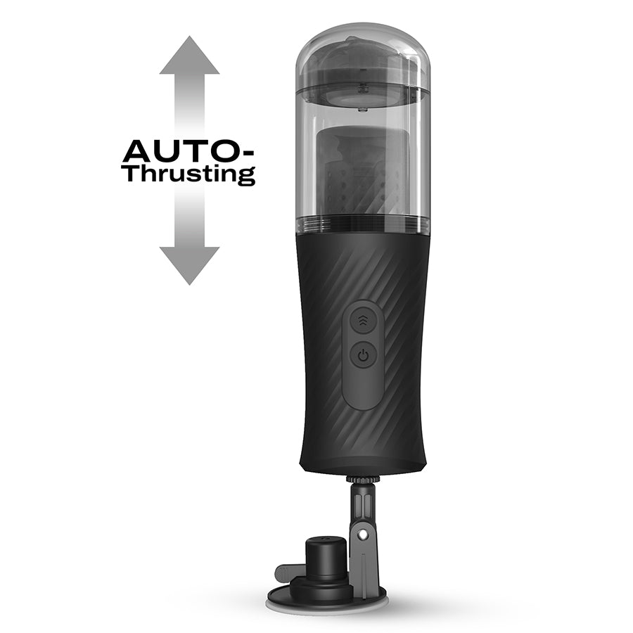 Dorcel Thrust Blow Automatic Masturbator — Black, Suction Cup - DL2868