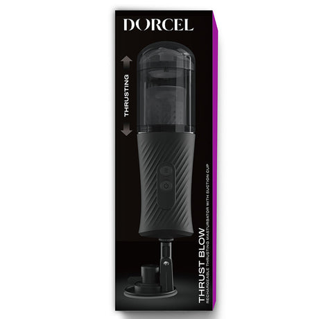 Dorcel Thrust Blow Automatic Masturbator — Black, Suction Cup - DL2868