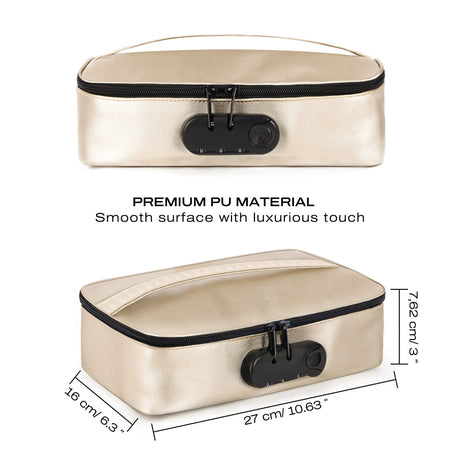 Dorcel Discreet Box Luxury Gold — 27 x 16 x 7.62 cm Storage Case - DL3247