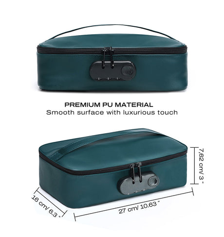 Dorcel Discreet Box Luxury Storage Case — Green (27 x 16 x 7.62 cm) - DL3254