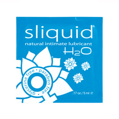Sliquid Naturals H2O Pillow Pack — 0.17oz (5ml) Single-Use - SLIQ003