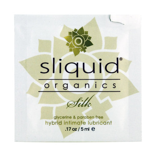 Sliquid Organics Silk Hybrid Lubricant Pillow Pack — 5 mL - SLIQPOP074