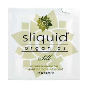 Sliquid Organics Silk Hybrid Lubricant Pillow Pack — 5 mL - SLIQPOP074