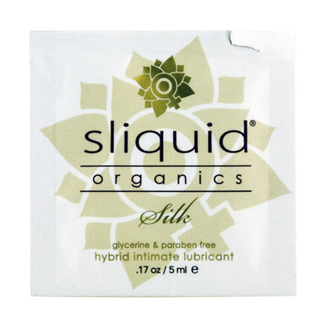 Sliquid Organics Silk Hybrid Lubricant Pillow Pack — 5 mL - SLIQPOP074