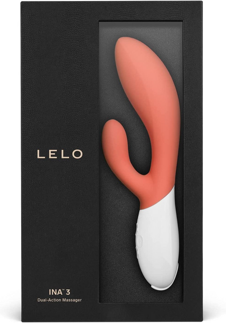 LELO Ina 3 Coral Dual-Action Rabbit Vibrator - LELO-8434