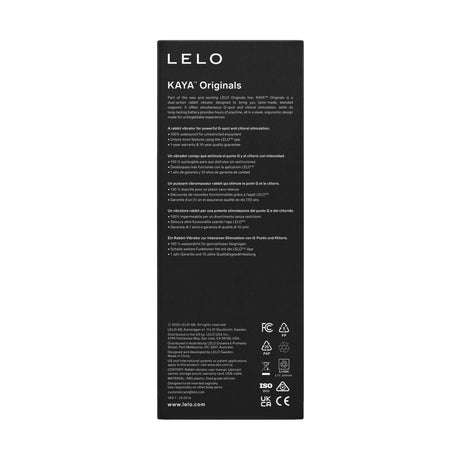 LELO KAYA Originals Dual-Action Rabbit Vibrator - LO0247