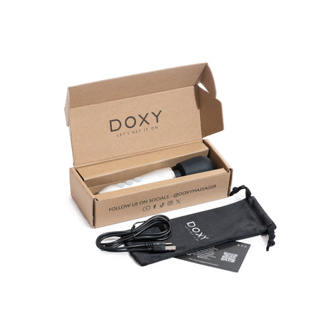 DOXY Doxy Go Brushed Metal — 15 cm Compact Travel Wand - DX0425