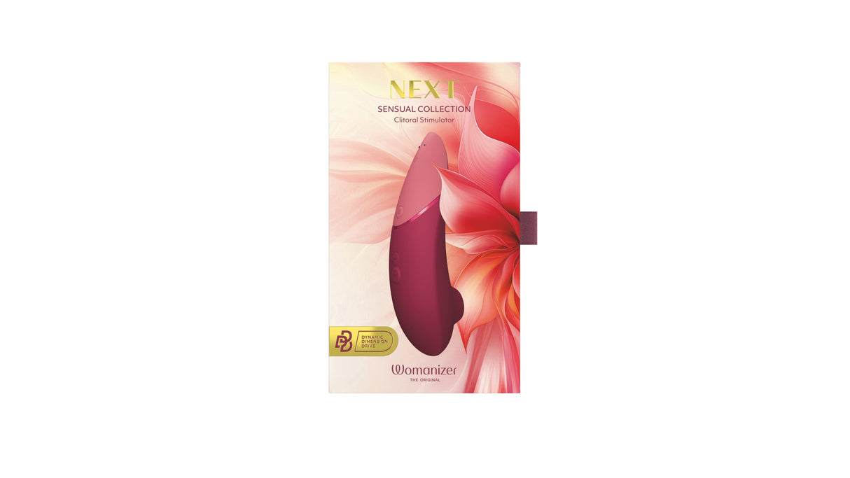 Womanizer Next Clitoral Stimulator — Bordeaux, 14 Intensity Levels - WZ4731