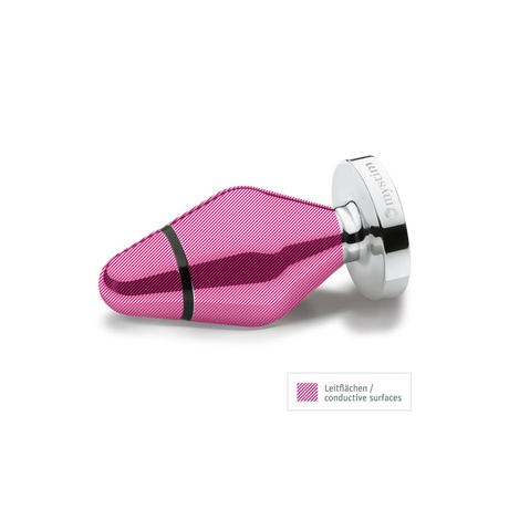 Mystim E‑Stim Butt Plug L — Polished Medical Aluminium - MY2101