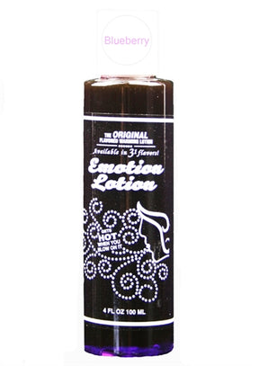 Emotion Lotion Blueberry Warming Water-Based Lubricant, 4 fl oz - PP231-4