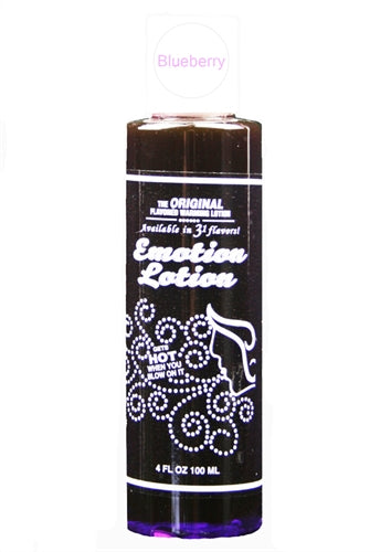 Emotion Lotion Blueberry Warming Water-Based Lubricant, 4 fl oz - PP231-4