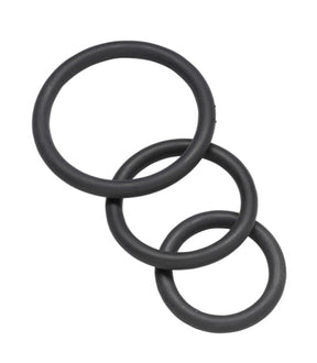 Spartacus Nitrile C Ring Set — Black, 3 Sizes - BSPR-54