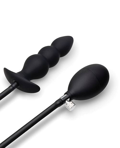 b-Vibe Beaded Inflatable Anal Plug with Hand Pump - BV5922