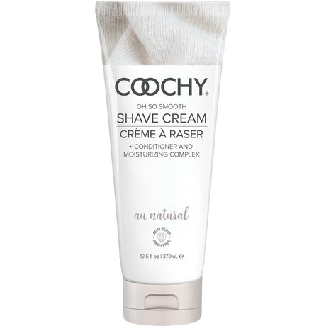 Coochy Au Natural Shave Cream — Fragrance-Free, 12.5 fl oz - COO1001-12