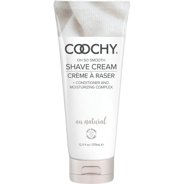 Coochy Au Natural Shave Cream — Fragrance-Free, 12.5 fl oz - COO1001-12