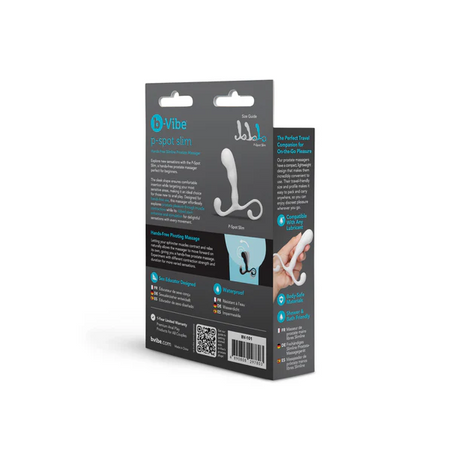 b-Vibe P-Spot Slim Prostate Massager — Hands-Free Anal Stimulator - BV7803