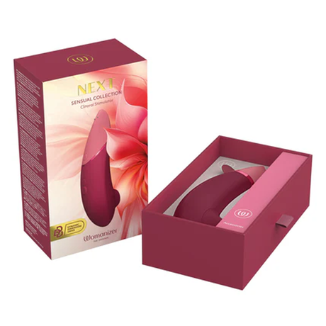 Womanizer Next Clitoral Stimulator — Bordeaux, 14 Intensity Levels - WZ4731